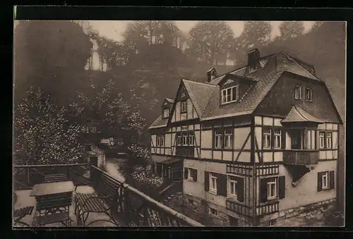 AK Rathewalde / Sächs. Schweiz, Pensionshaus Waldesruh