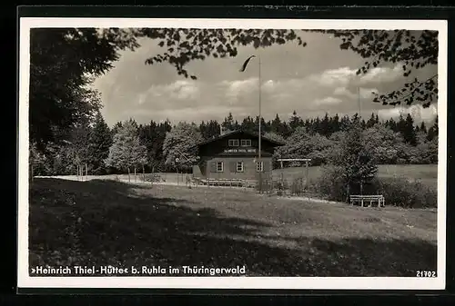 AK Ruhla /Th., Heinrich-Thiel-Hütte