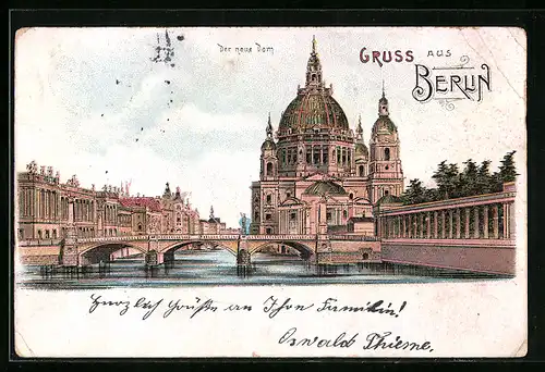 Lithographie Berlin, Der neue Dom