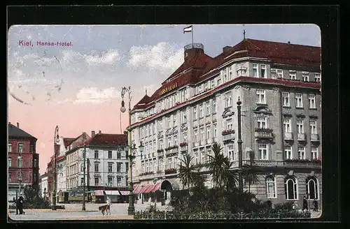 AK Kiel, Ansicht vom Hansa-Hotel