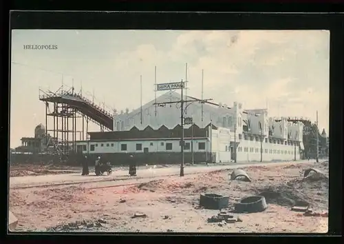 AK Heliopolis, Luna Park mit Moschee und Strasse