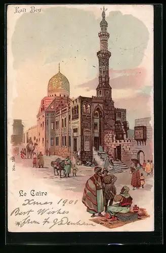 Lithographie Le Caire, Kait Bey