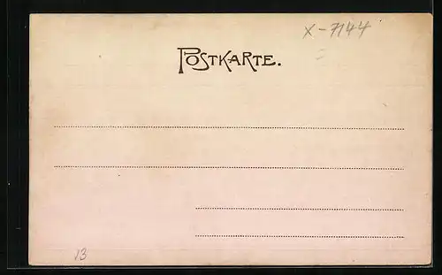 AK Alt-Scherbitz, Provinzial-Irren-Anstalt, Blick vom Wasserturm