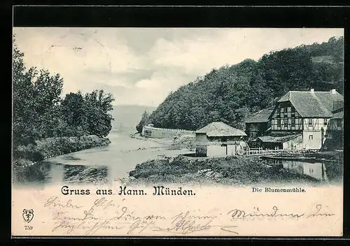 AK Hann. Münden, Die Blumenmühle