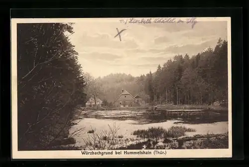 AK Hummelshain (Thür.), See im Würzbachgrund