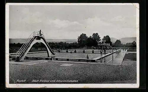 AK Rastatt, Städt. Freibad und Schwimmstadion