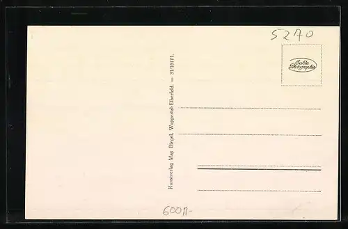 AK Gummersbach, Panorama aus der Vogelschau