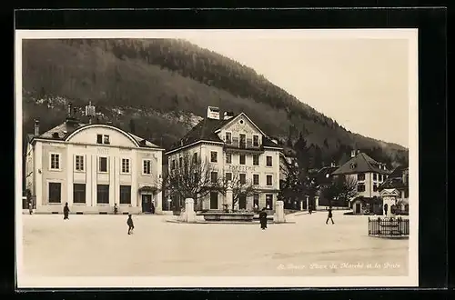 AK St. Imier, Place du Marchè et la Poste