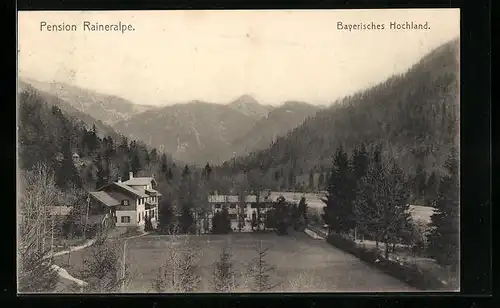 AK Dorf Kreuth, Pension Raineralpe im Bayrischen Hochland