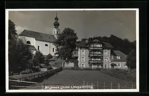 AK Ruhpolding, Kath. Pfarrkirche und St. Annaheim