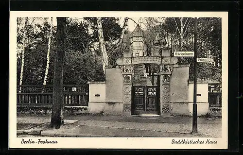 AK Berlin-Frohnau, Buddhistisches Haus