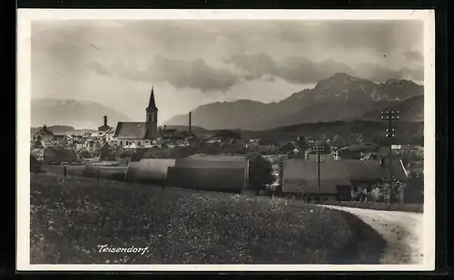 AK Teisendorf, Gesamtansicht aus der Vogelschau