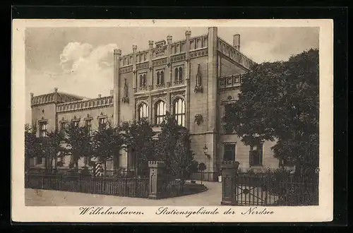 AK Wilhelmshaven, Stationsgebäude der Nordsee