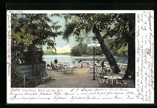 AK Eutin, Voss-Haus, Blick auf die See