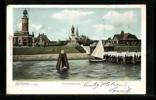 AK Holtenau b. Kiel, Kanalmündung