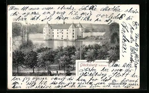 AK Glücksburg, Blick zum Schloss