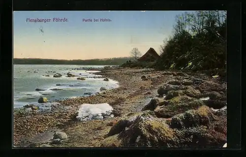 AK Holnis, Flensburger Förde-Partie am Wasser