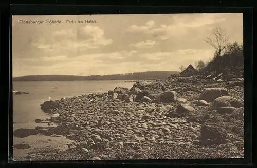 AK Holnis i. Felensburger Föhrde, Partie am Wasser