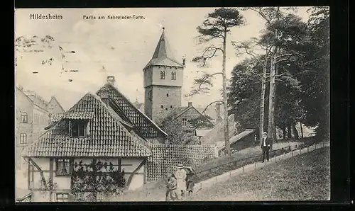 AK Hildesheim, Partie am Kehrwieder-Turm