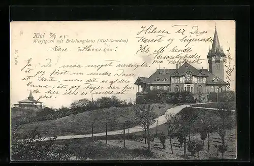 AK Kiel, Werftpark mit Erholungshaus (Kiel-Gaarden)