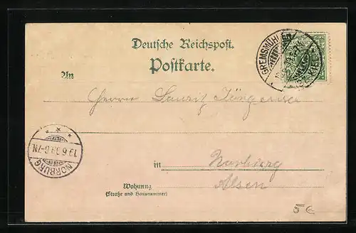 AK Gremsmühlen, Partie am Diecksee