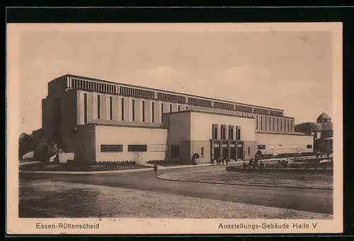 AK Essen-Rüttenscheid, Ausstellungs-Gebäude Halle V.