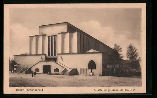 AK Essen-Rüttenscheid, Ausstellungs-Gebäude Halle V.