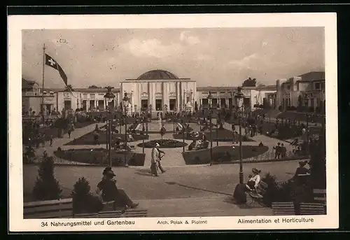 AK Bern, Landes-Ausstellung 1914, Nahrungsmittel und Gartenbau