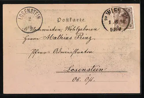 AK Wien, Jubiläums-Ausstellung 1898, Silberhof