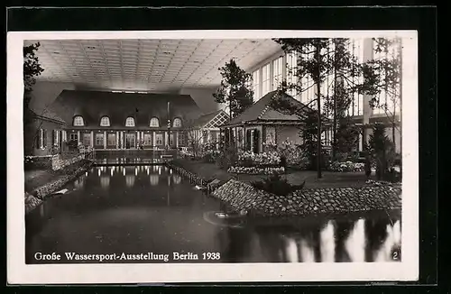 AK Berlin, Grosse Wassersport-Ausstellung 1938