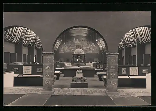 AK München, Verkehrs-Ausstellung 1925, Halle I