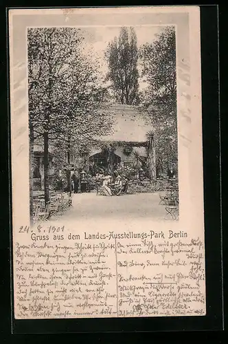 AK Berlin, Landes-Ausstellung 1901, Ausstellungs-Park