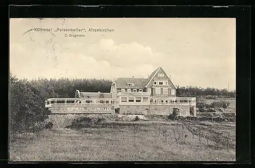 AK Altenkirchen, Blick auf das Kurhotel Felsenkeller