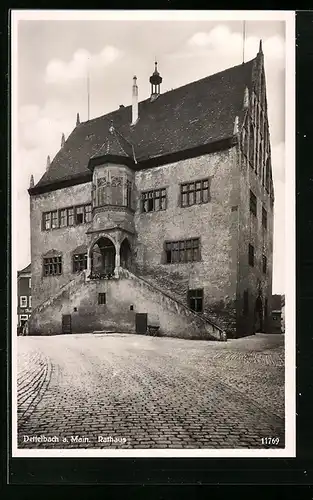 AK Dettelbach a. Main, Das Rathaus