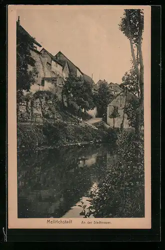 AK Mellrichstadt, An der Stadtmauer