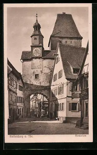 AK Rothenburg o. T., Der Markusturm