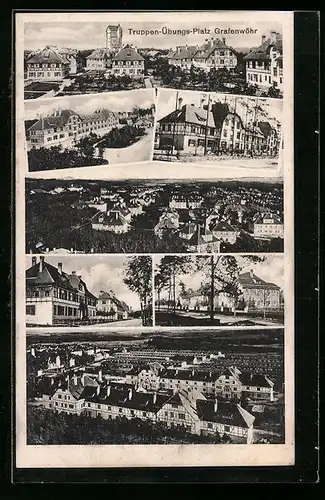 AK Grafenwöhr, Ansichten des Truppenübungsplatzes