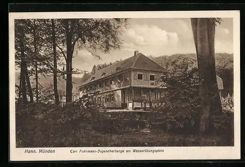 AK Hann Münden, Carl Fuhrmann-Jugendherberge am Wasserübungsplatz