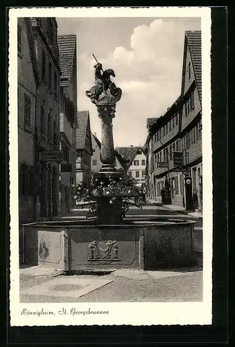 AK Bönnigheim, St. Georgsbrunnen