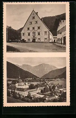 AK Ettal, Kloster Ettal mit Klosterwirtschaft