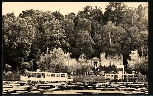 AK Buckow / Märk. Schweiz, Restaurant Fischerkehie am Schermützelsee