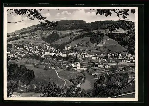 AK Lichtensteig, Panorama des Ortes