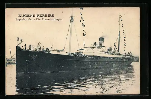 AK Passagierschiff Eugene Pereire im Hafen