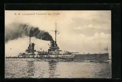 AK SM Linienschiff Friedrich der Grosse