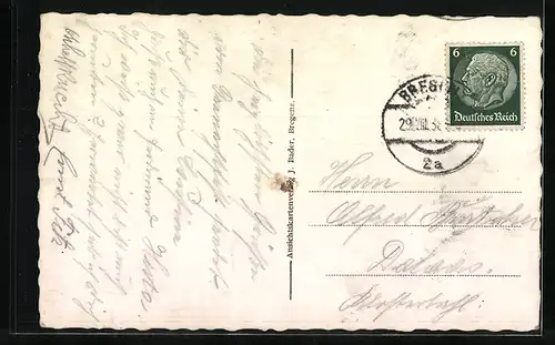 AK Doppelschrauben Motorschiff Allgäu