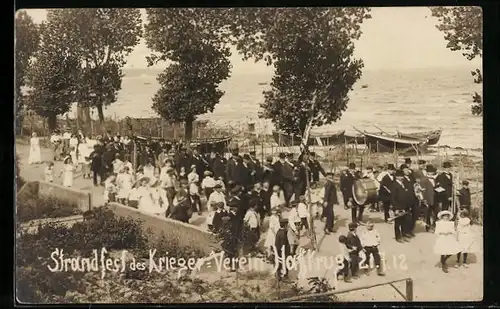 AK Haffkrug, Strandfest des Krieger-Verein 1912