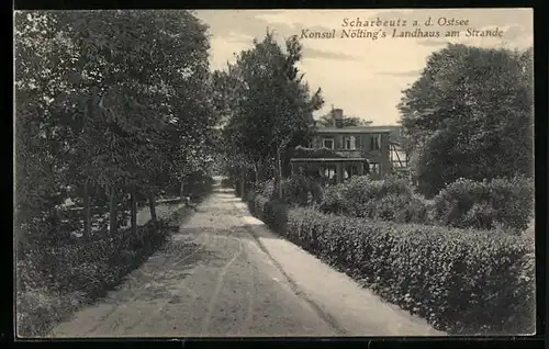 AK Scharbeutz, Konsul Nölting`s Landhaus am Strande