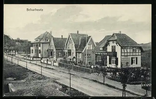 AK Scharbeutz, Strassenpartie mit Fachwerkhaus