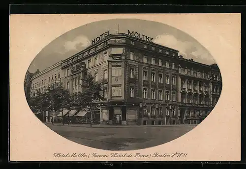 AK Berlin, Hotel Moltke, Grand Hotel de Rome, Königgrätzerstrasse 103