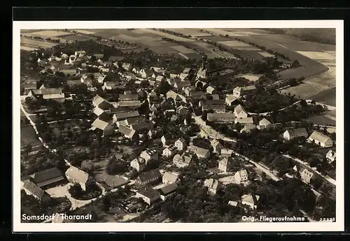 AK Somsdorf /Tharandt, Totalansicht, Fliegeraufnahme